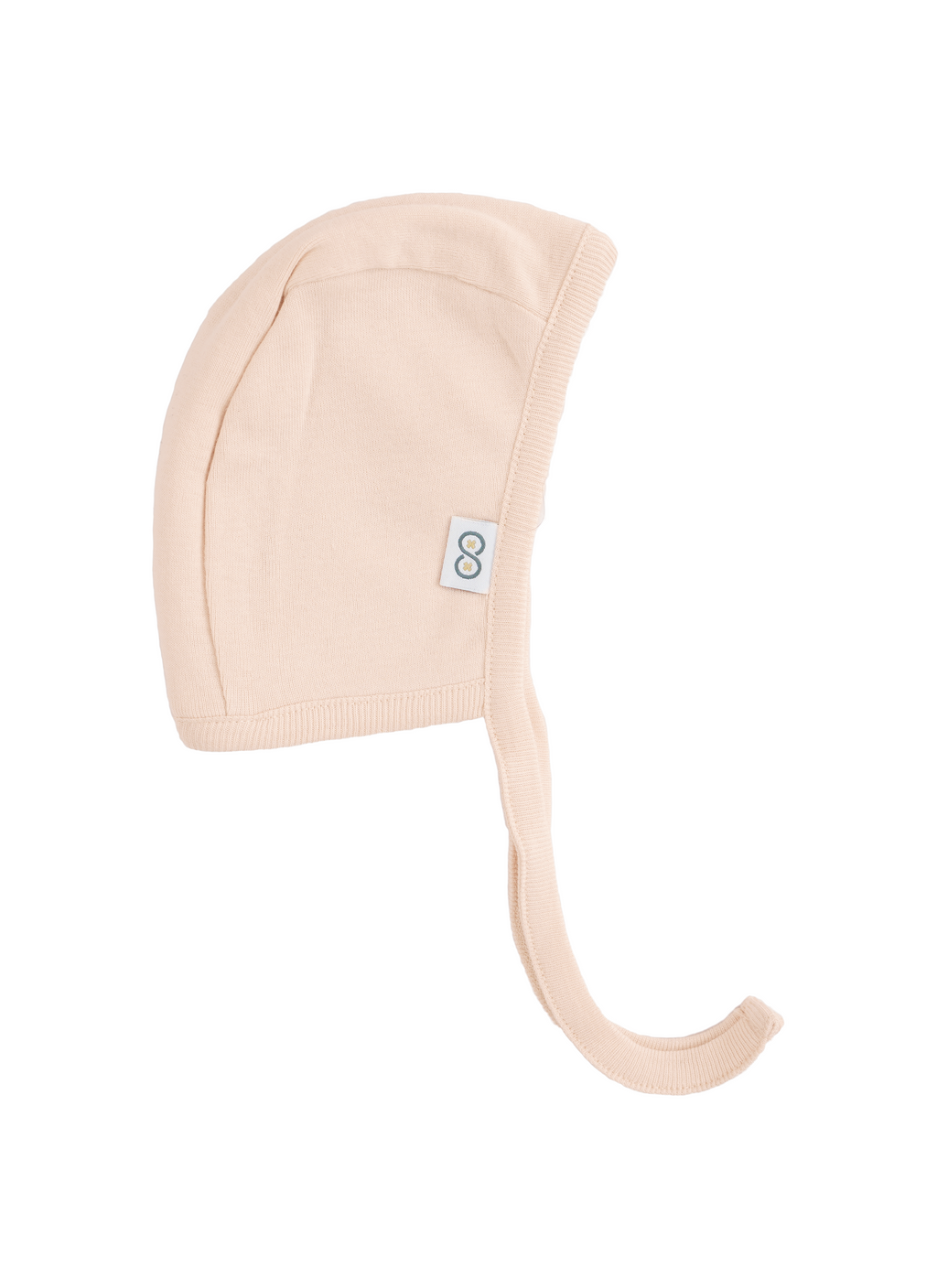 Tie Strap Bonnet front | Powder Rose
