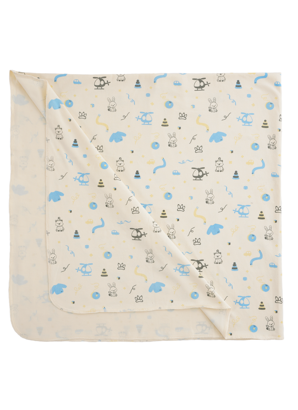 Organic Cotton Jersey Wrap front | Hoppers Lane