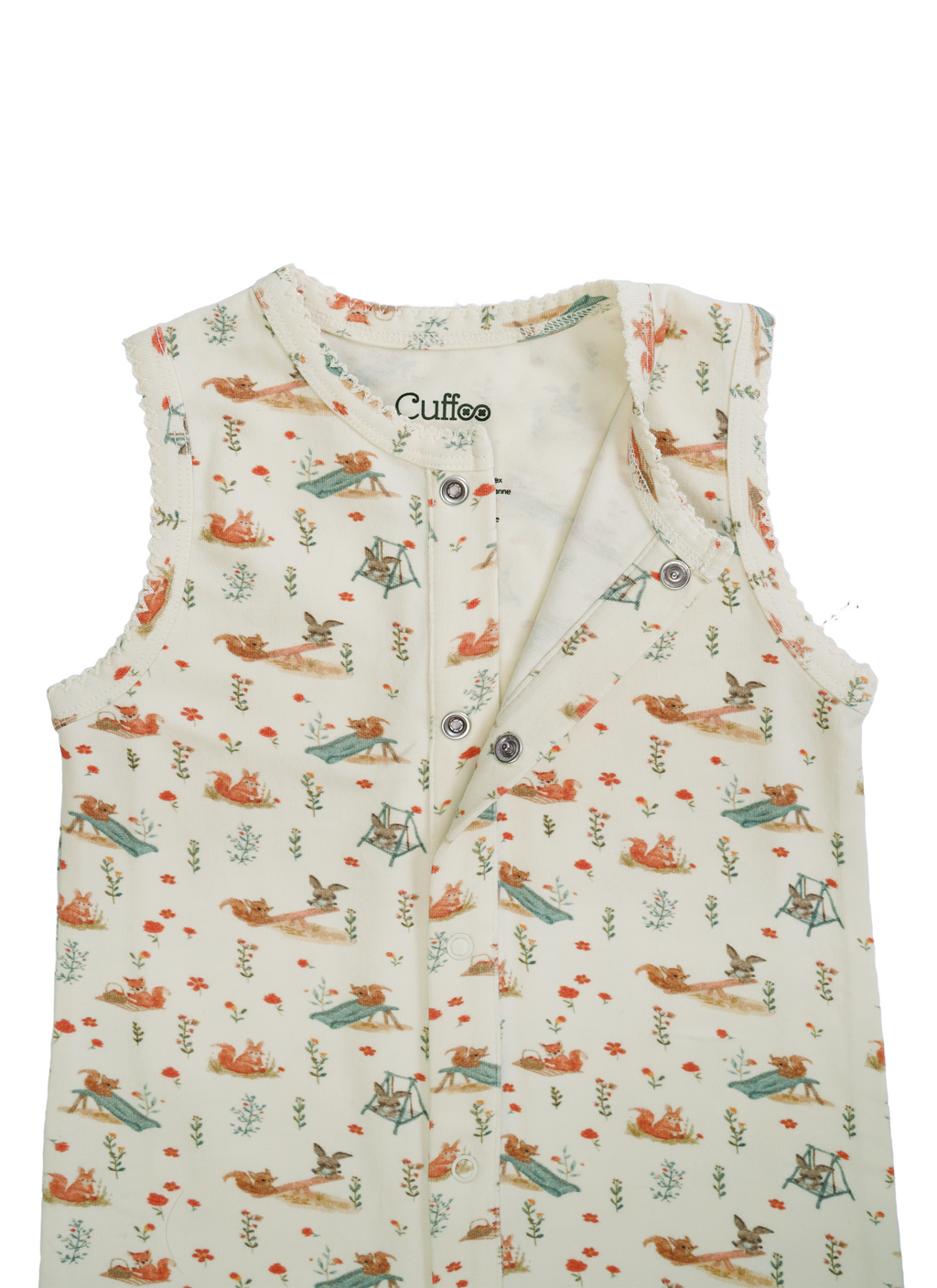 Playtime Tank Romper neck | Little Day Out