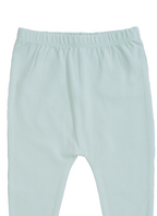 Organic Baby Leggings waist | Sky Mist