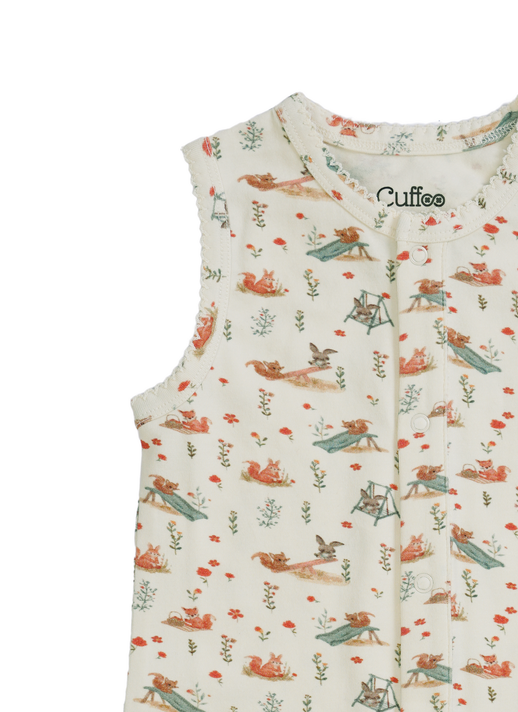 Playtime Tank Romper sleeve | Little Day Out