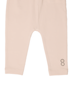 Organic Baby Leggings legs | Powder Rose