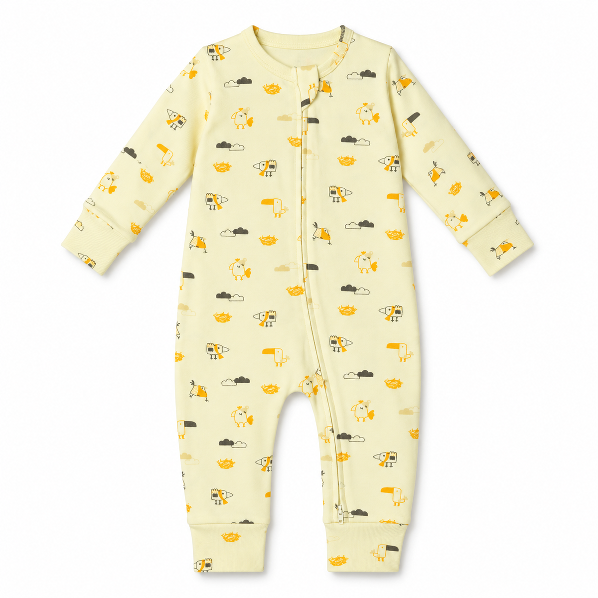 Long Sleeve Footless Zipsuit 1 | Tiny Wings