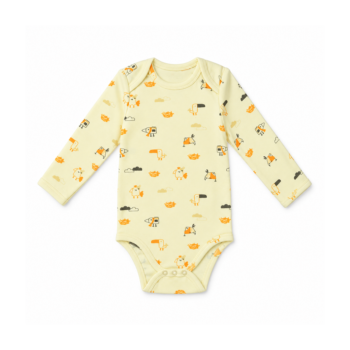 Long Sleeve Rib Bodysuit 1 | Tiny Wings