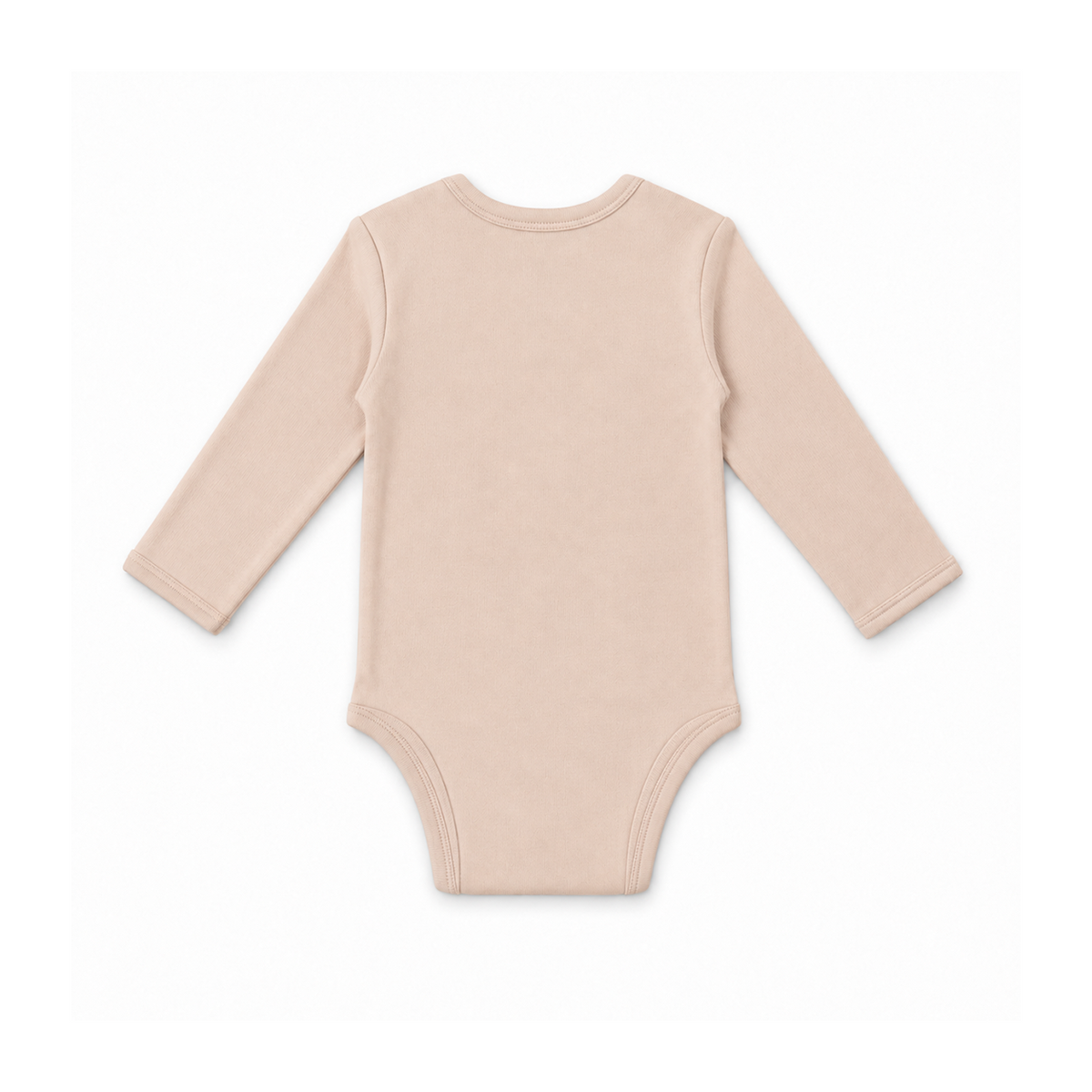 Long Sleeve Rib Bodysuit 2 | Powder Rose