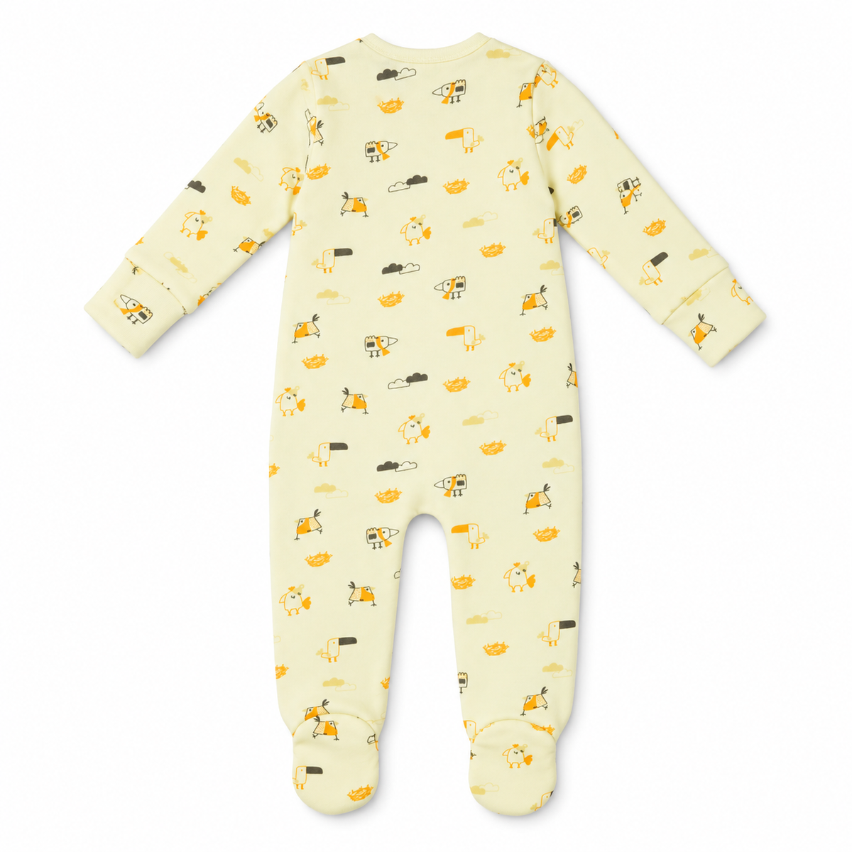 Long Sleeve Footed Zipsuit 2 | Tiny Wings