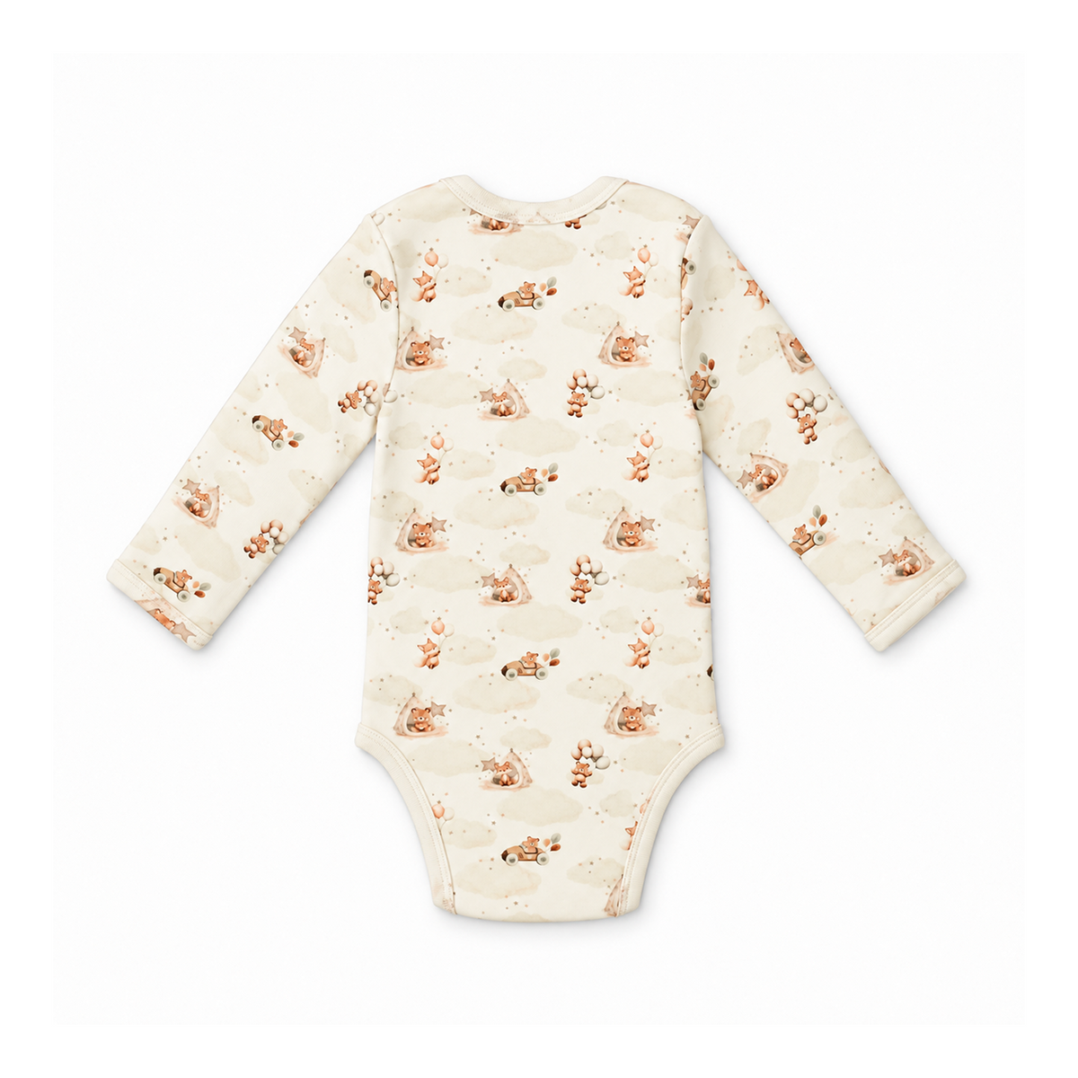 Long Sleeve Rib Bodysuit 2 | Cloudland Friends