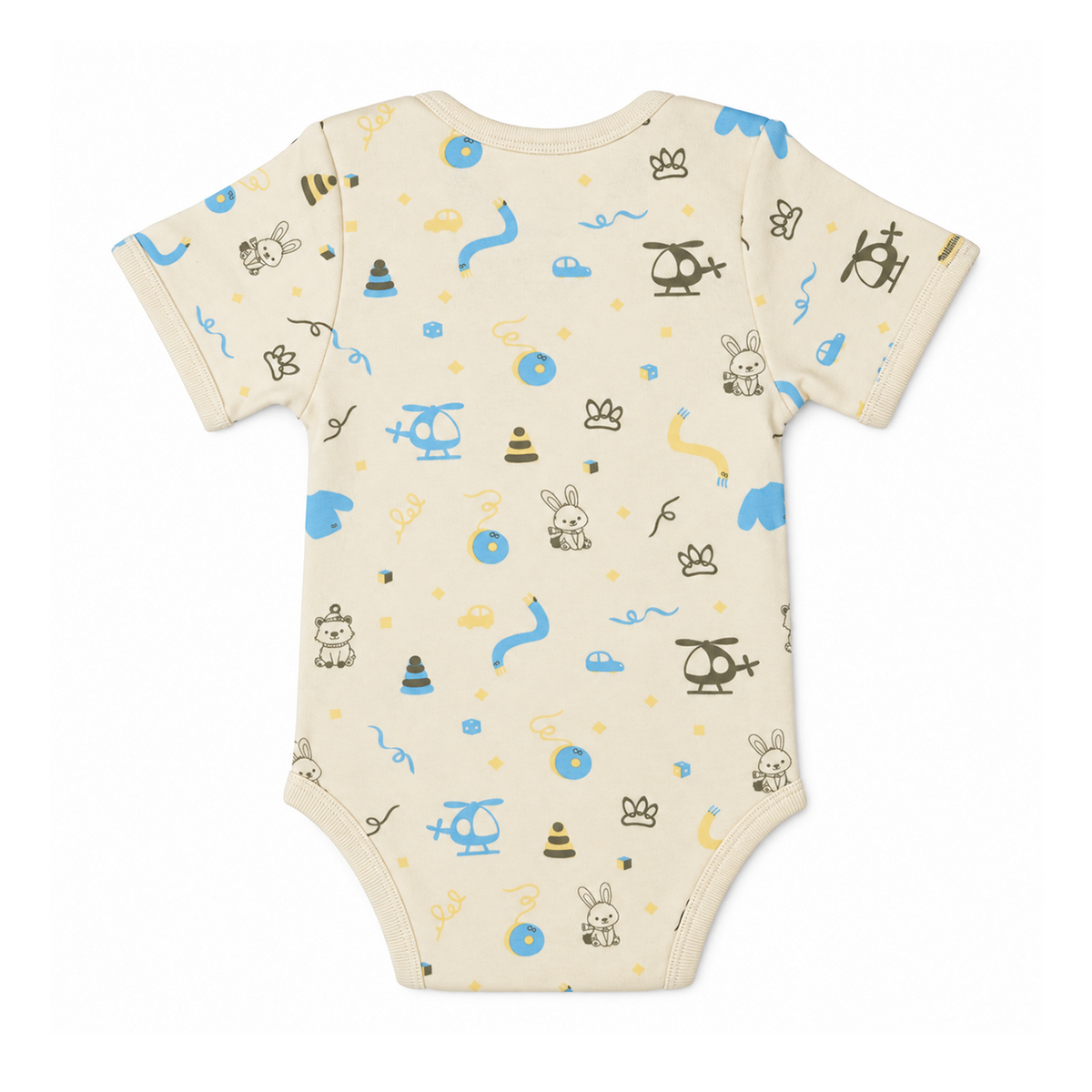 Short Sleeve Organic Baby Bodysuit 2  |  Hoppers Lane