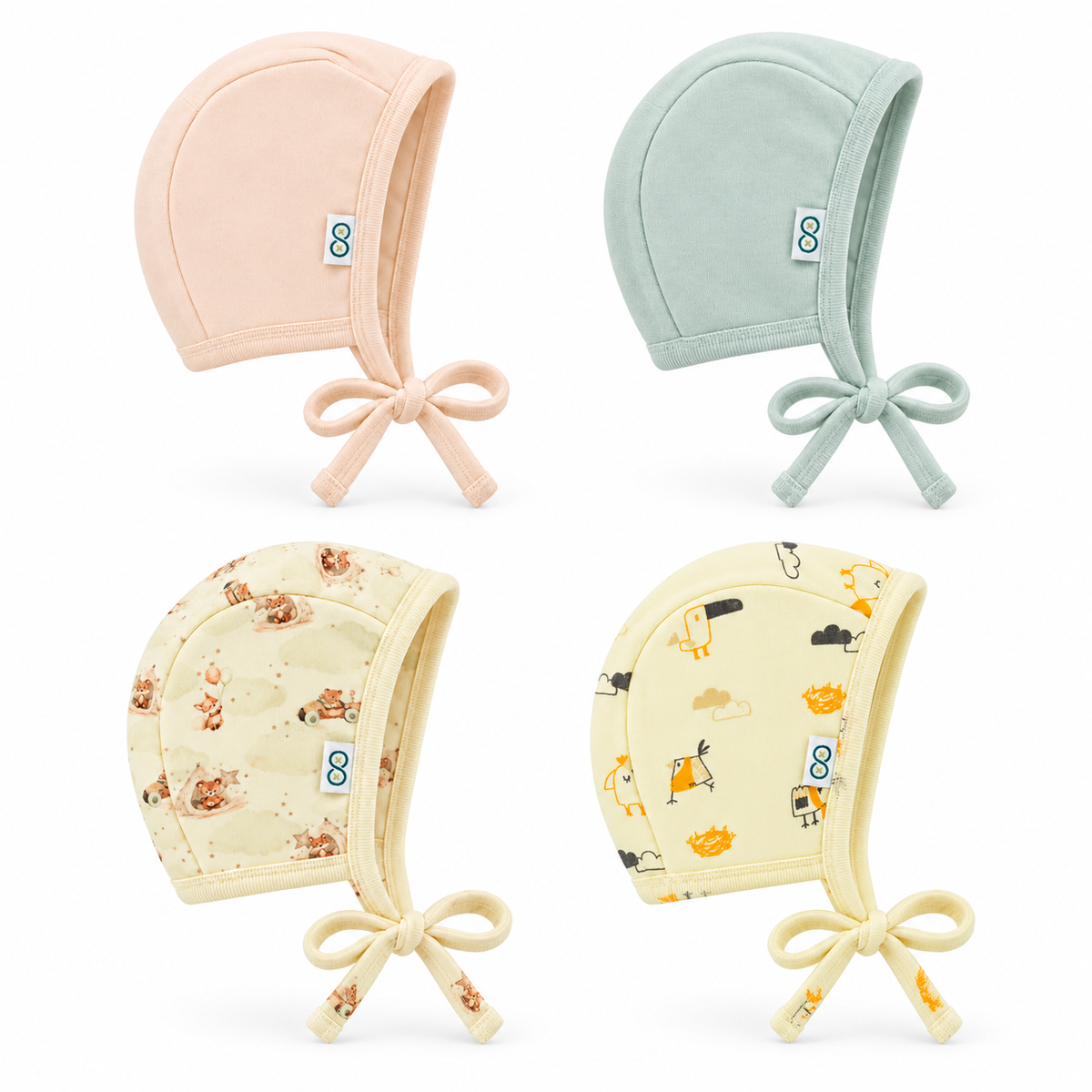 Tie Strap Bonnet | Powder Rose