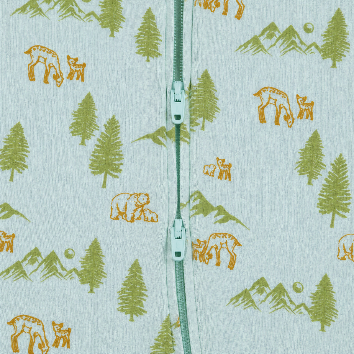 Long Sleeve Footless Zipsuit 3 | Woodland Trails