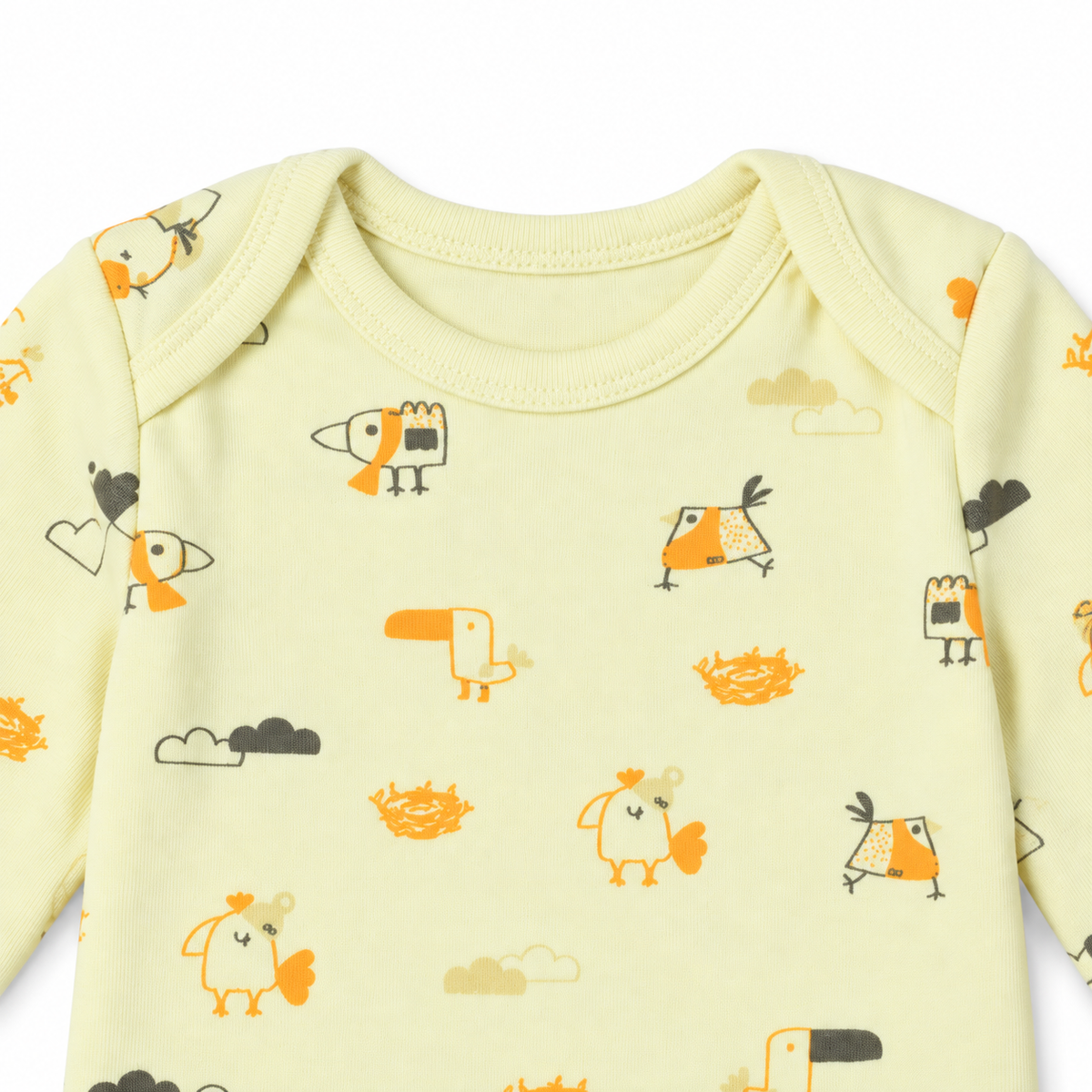 Long Sleeve Rib Bodysuit 3 | Tiny Wings