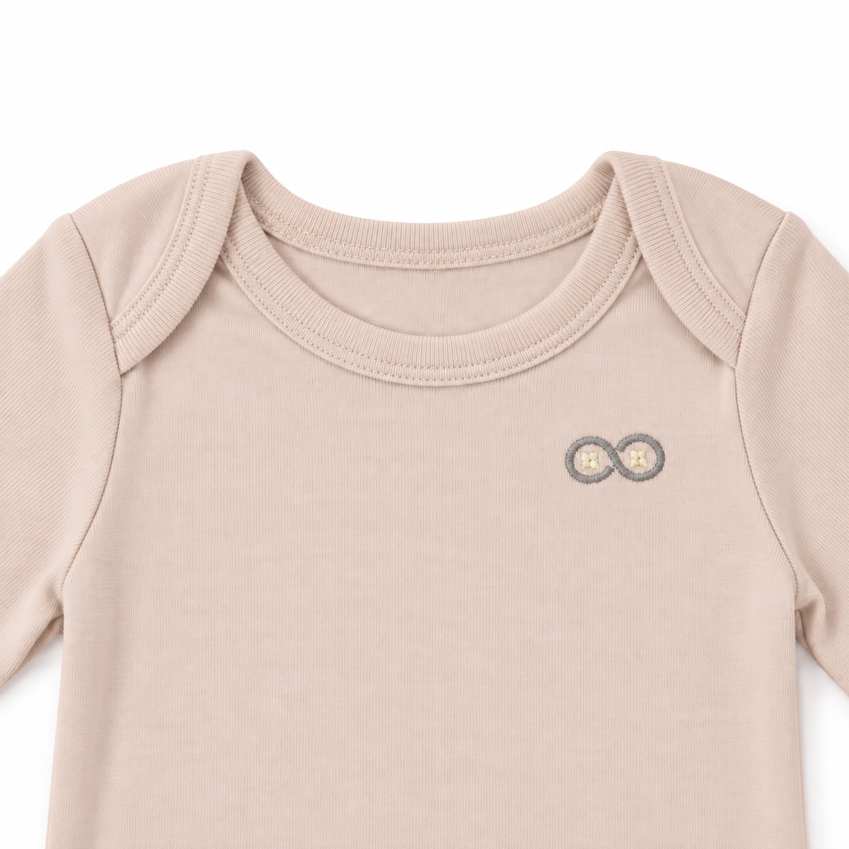 Long Sleeve Rib Bodysuit 3 | Powder Rose