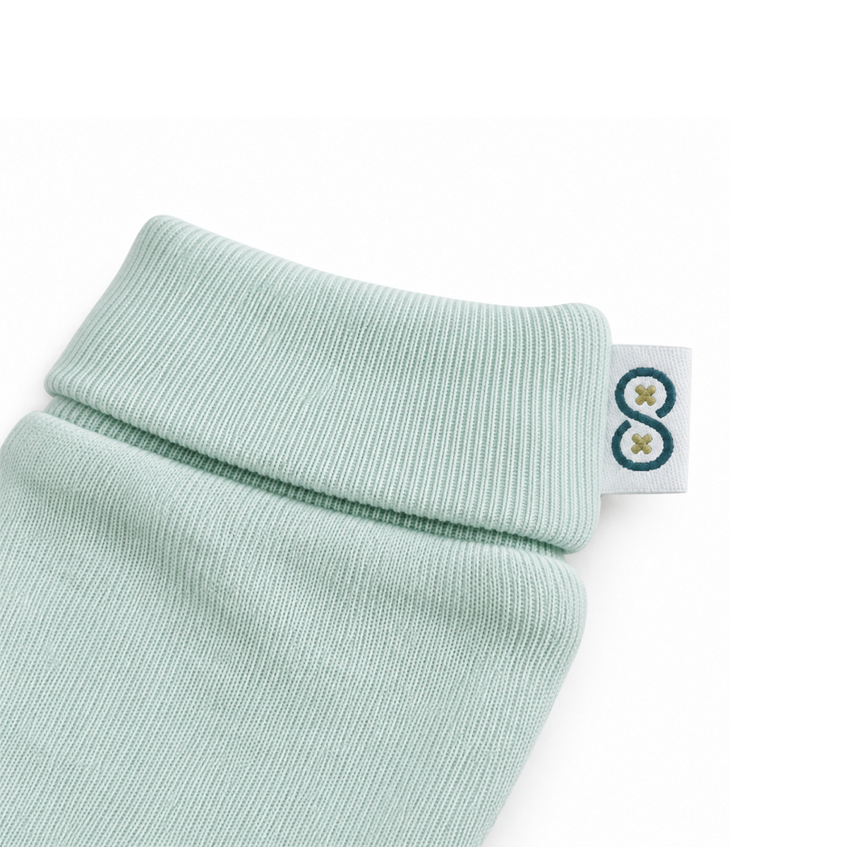 Fold Cuff Mittens 3 | Sky Mist