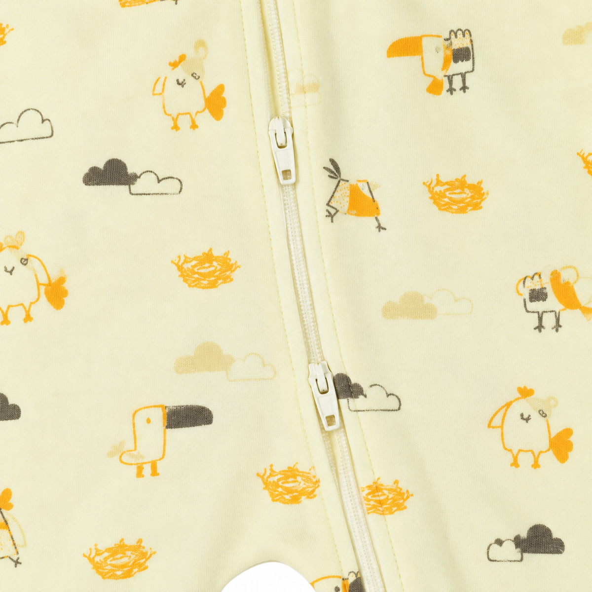Long Sleeve Footed Zipsuit 4 | Tiny Wings