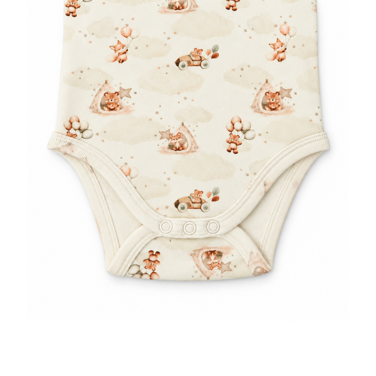 Long Sleeve Rib Bodysuit 4 | Cloudland Friends