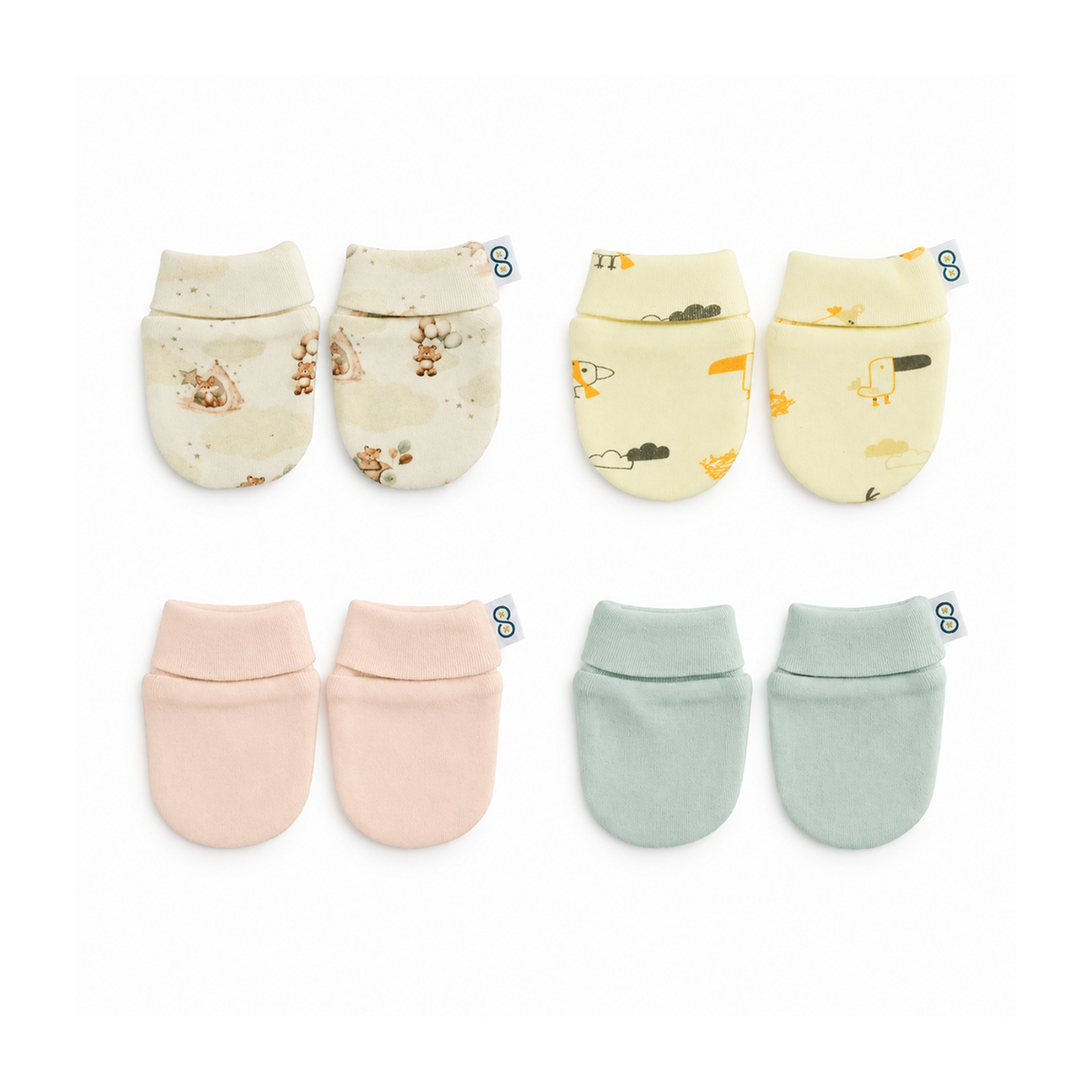 Fold Cuff Mittens 4 | Powder Rose