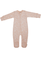 Long Sleeve Footed Zipsuit front | Aurora Whispers