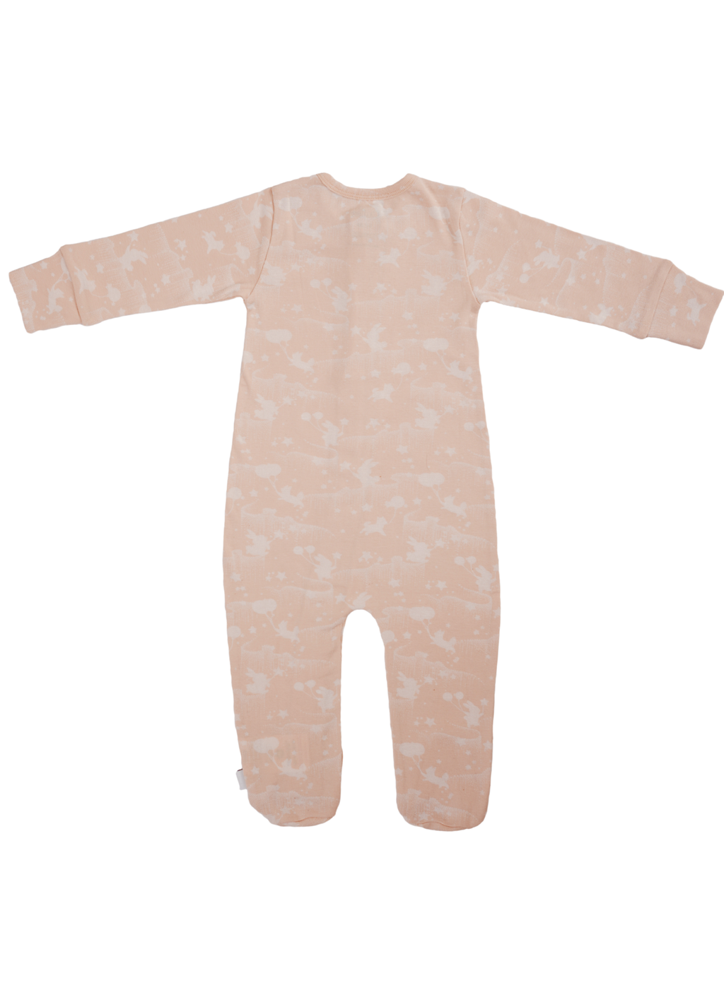 Long Sleeve Footed Zipsuit back | Aurora Whispers