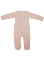 Long Sleeve Footed Zipsuit back | Aurora Whispers