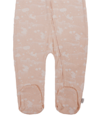 Long Sleeve Footed Zipsuit foot | Aurora Whispers
