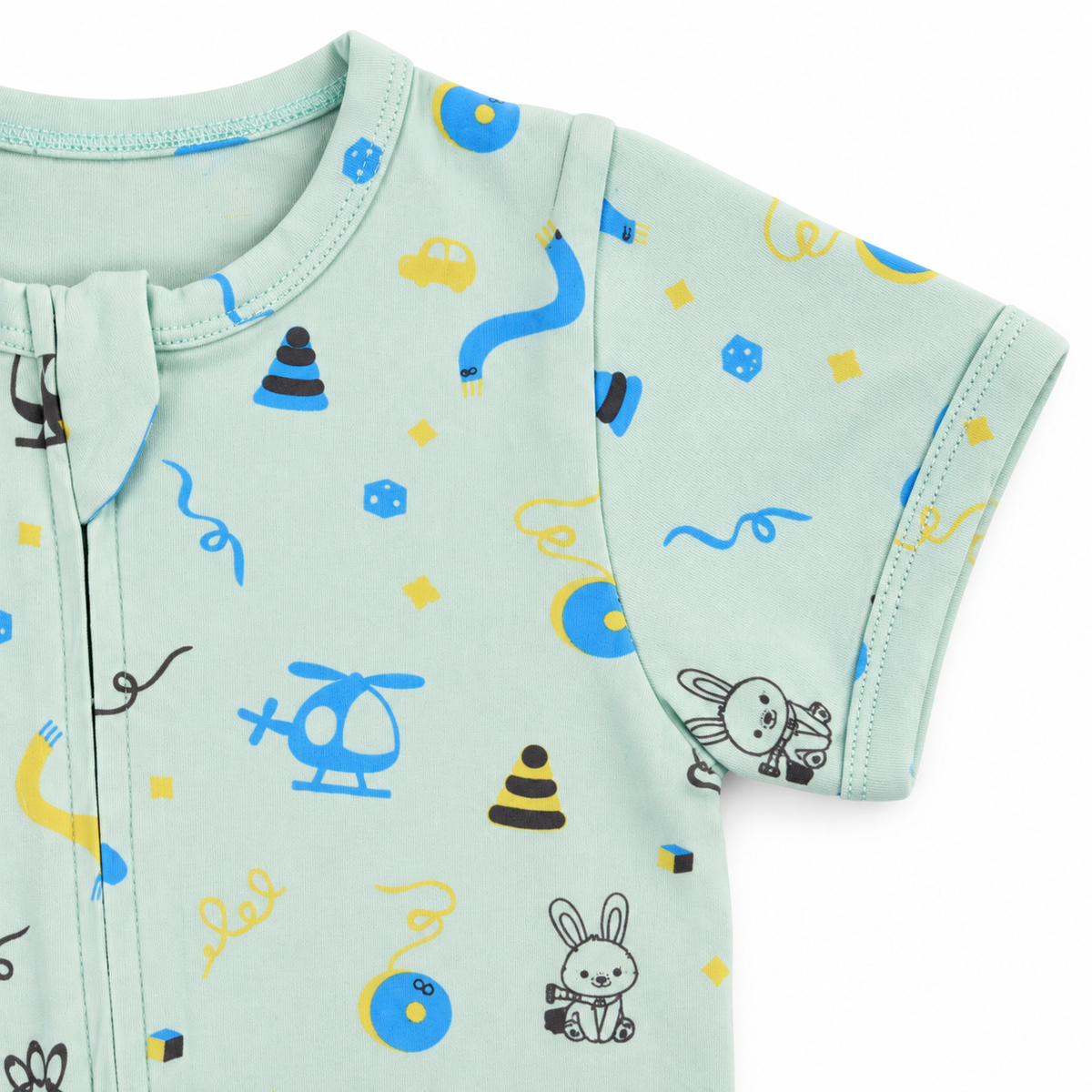 Shortie Zipsuit side | Hoppers Lane