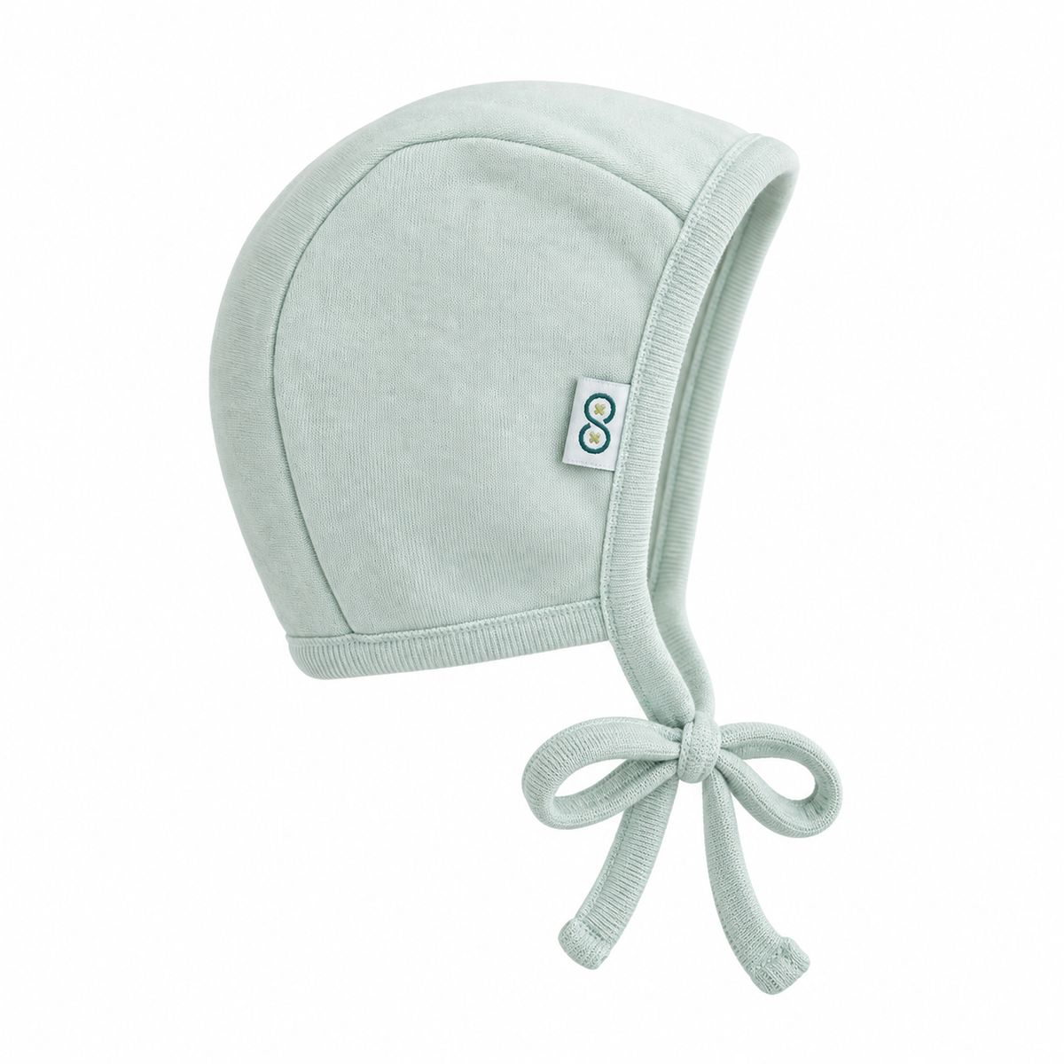 Tie Strap Bonnet front | Sky Mist