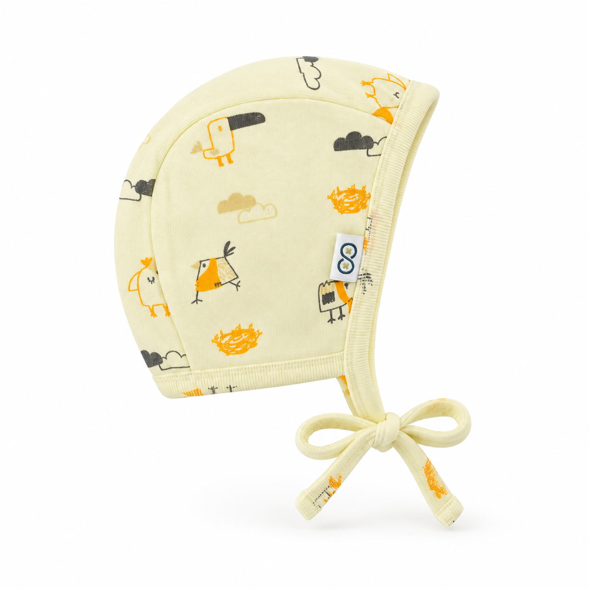 Tie Strap Bonnet front | Tiny Wings