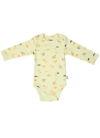 Long Sleeve Rib Bodysuit front | Tiny Wings