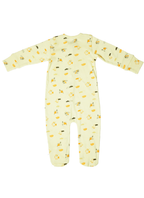 Long Sleeve Footed Zipsuit back | Tiny Wings