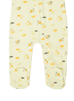 Long Sleeve Footed Zipsuit foot | Tiny Wings