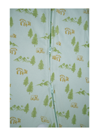 Long Sleeve Footed Zipsuit zip | Woodland Trails