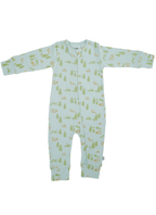 Long Sleeve Footless Zipsuit front | Woodland Trails