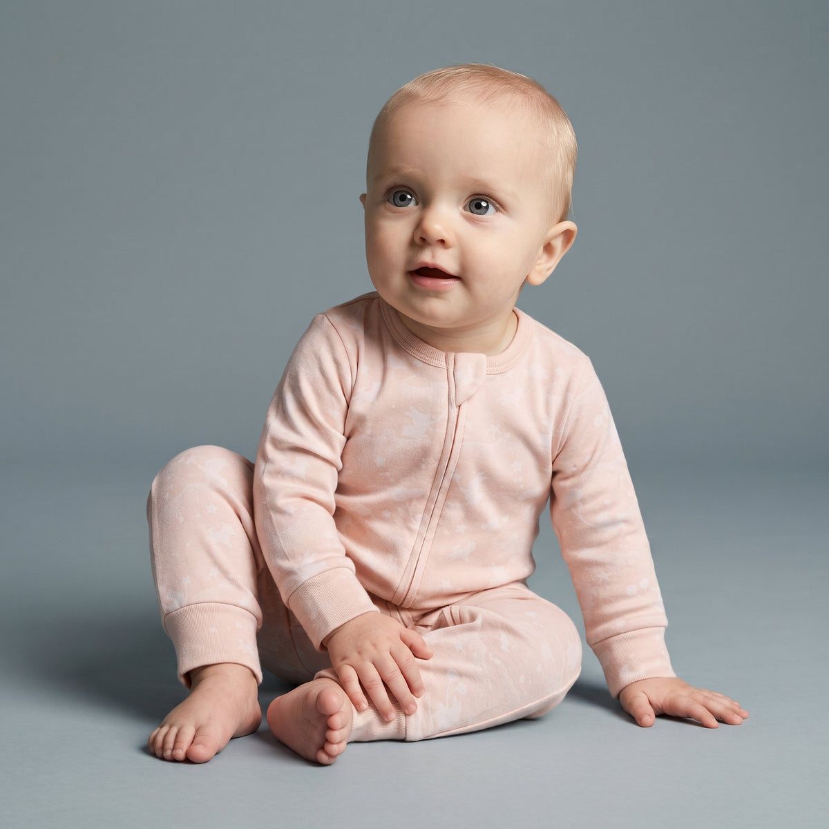 Long Sleeve Footless Zipsuit lifestyle | Aurora Whispers
