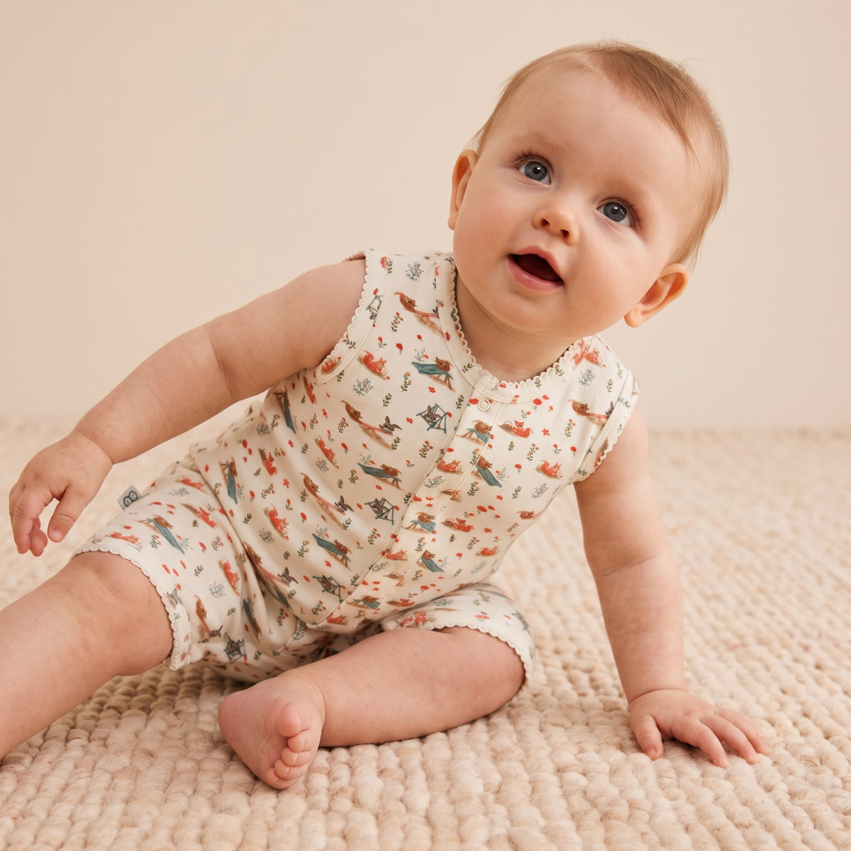 Playtime Tank Romper lifestyle | Little Day Out